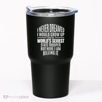WorldS Sexiest State Trooper Gift Idea Tumbler thumb 0