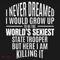 WorldS Sexiest State Trooper Gift Idea Mousepad thumb 1
