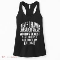WorldS Sexiest State Trooper Gift Idea Women's Tank Top thumb 0