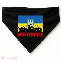 Wolverines Soldier Support Peace Stand Up USA-Made Doggie Bandana thumb 0