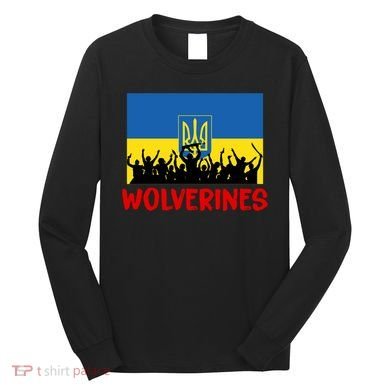 Wolverines Soldier Support Peace Stand Up Long Sleeve Shirt