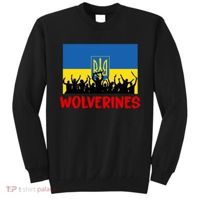Wolverines Soldier Support Peace Stand Up Sweatshirt