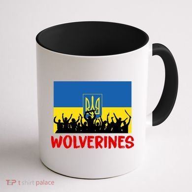 Wolverines Soldier Support Peace Stand Up Coffee Mug back