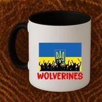 Wolverines Soldier Support Peace Stand Up Coffee Mug thumb 2