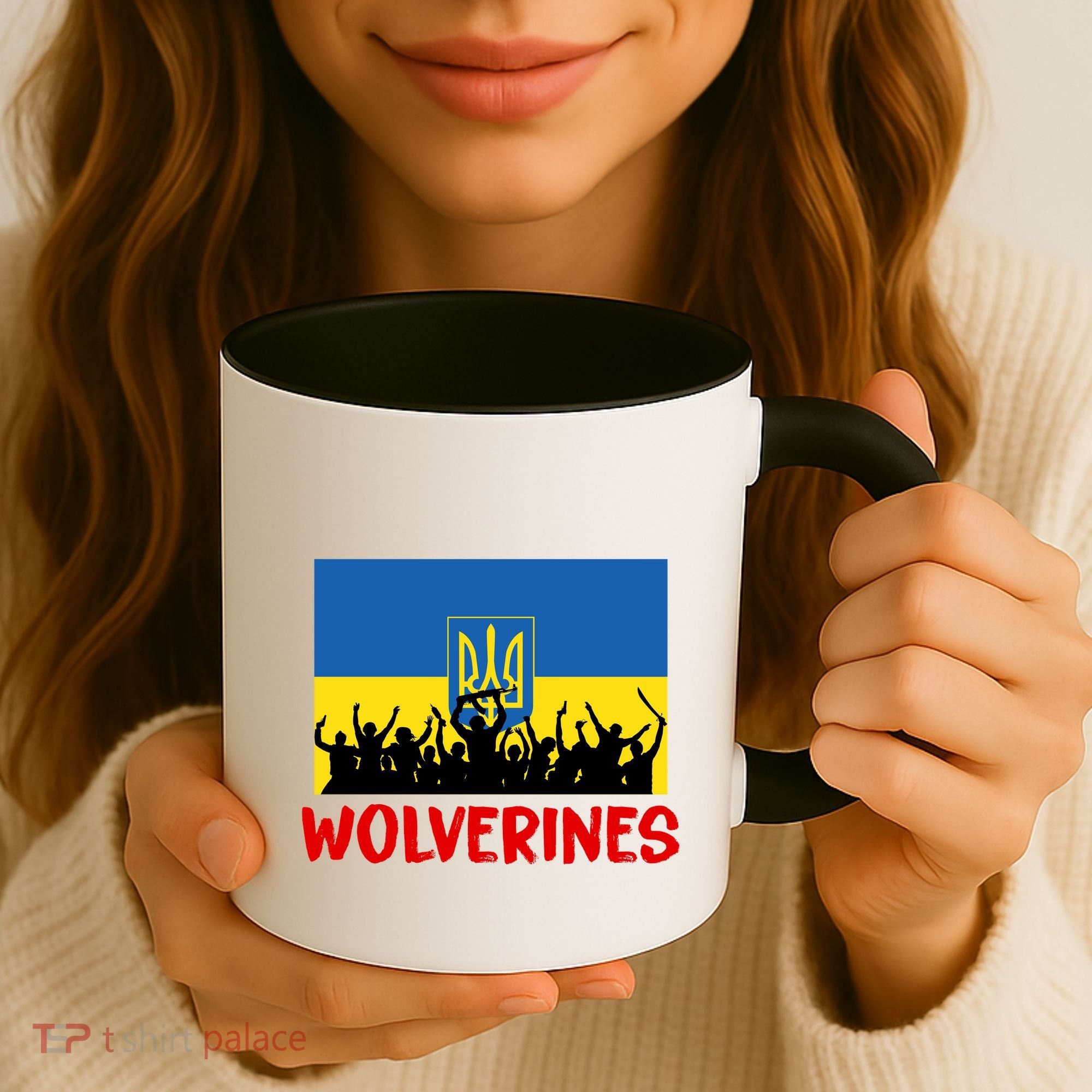 Wolverines Soldier Support Peace Stand Up Coffee Mug