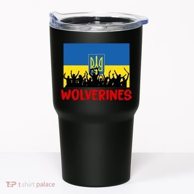 Wolverines Soldier Support Peace Stand Up Tumbler