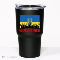 Wolverines Soldier Support Peace Stand Up Tumbler thumb 0