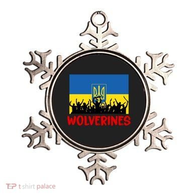 Wolverines Soldier Support Peace Stand Up Ornament