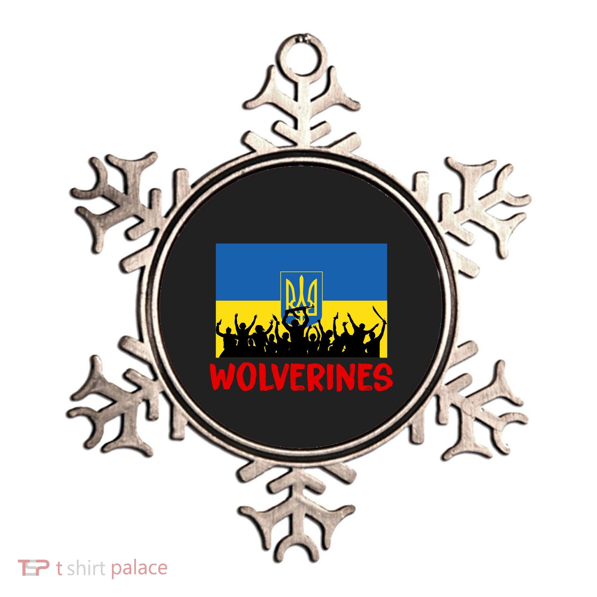 Wolverines Soldier Support Peace Stand Up Ornament