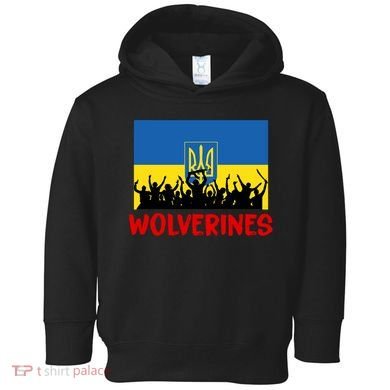 Wolverines Soldier Support Peace Stand Up Toddler Hoodie