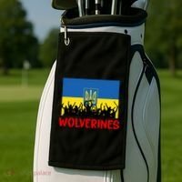 Wolverines Soldier Support Peace Stand Up Golf Towel thumb 2