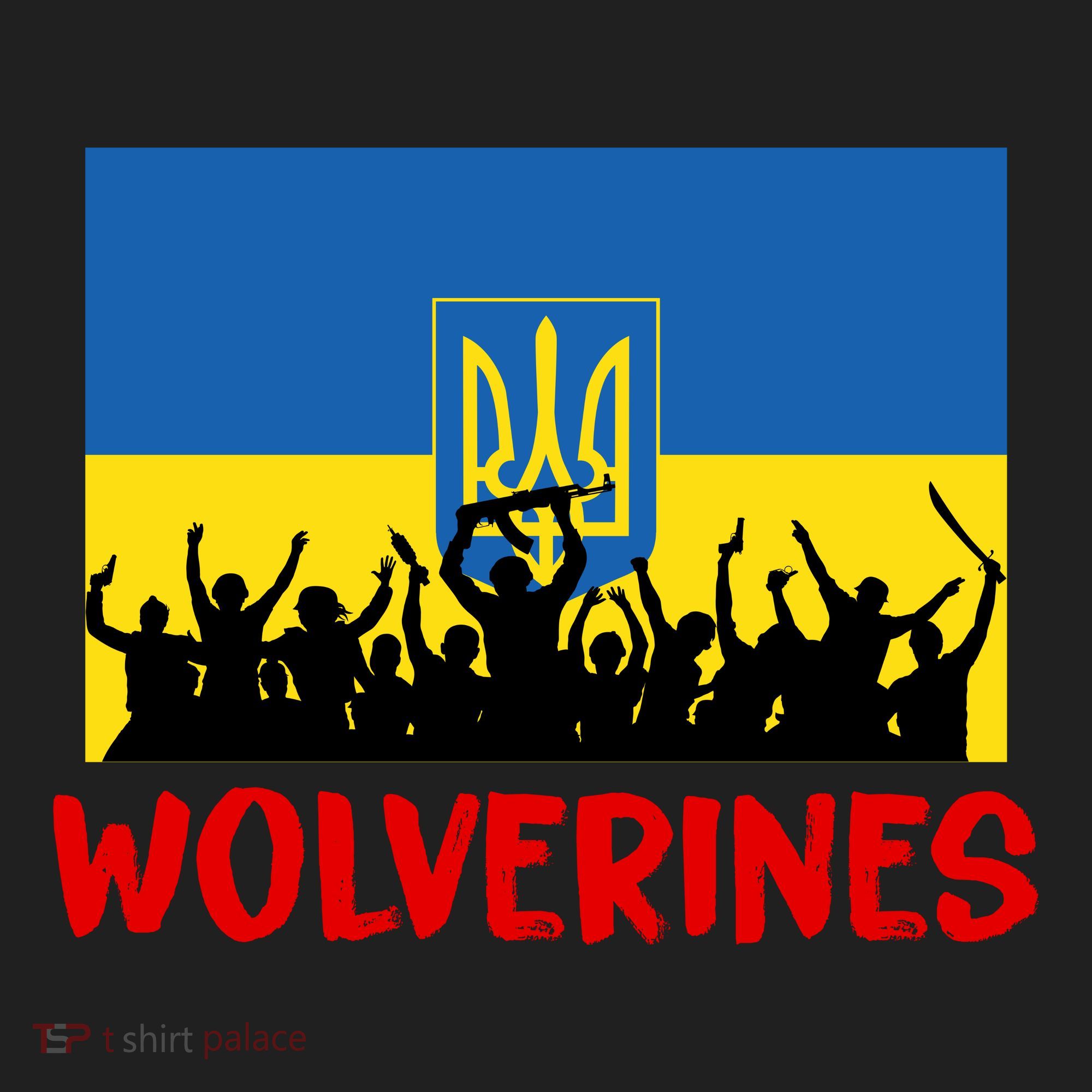 Wolverines Soldier Support Peace Stand Up Golf Towel