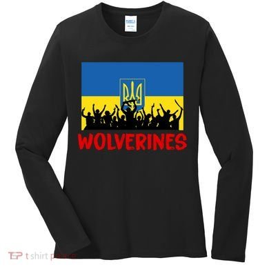 Wolverines Soldier Support Peace Stand Up Women's Long Sleeve Shirt