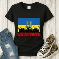 Wolverines Soldier Support Peace Stand Up Women's T-Shirt thumb 3