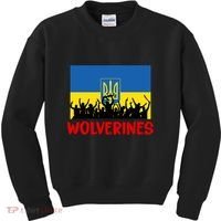 Wolverines Soldier Support Peace Stand Up Kids Sweatshirt thumb 0