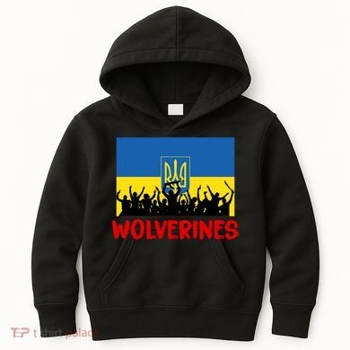 Wolverines Soldier Support Peace Stand Up Kids Hoodie