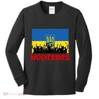 Wolverines Soldier Support Peace Stand Up Kids Long Sleeve Shirt thumb 0