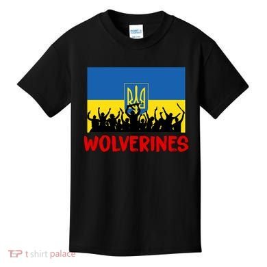 Wolverines Soldier Support Peace Stand Up Kids T-Shirt