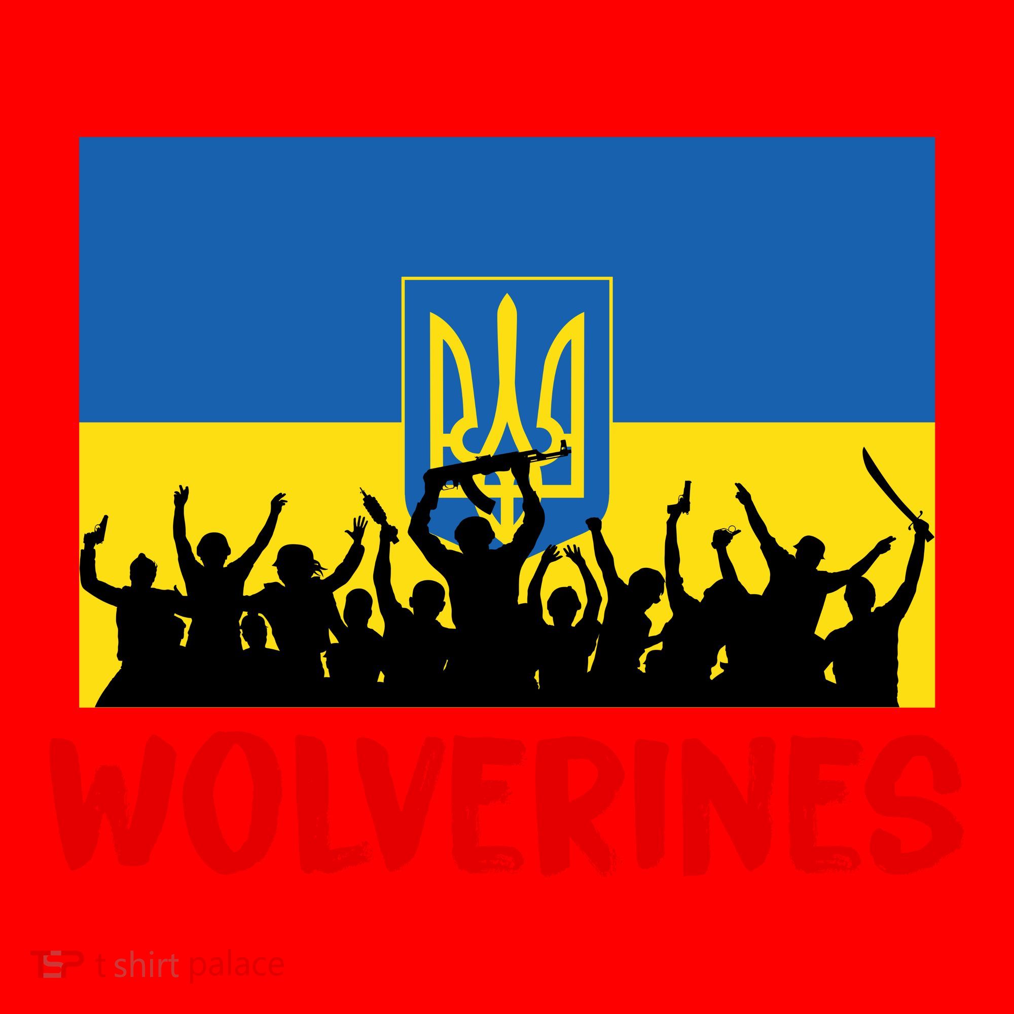Wolverines Soldier Support Peace Stand Up Santa Hat