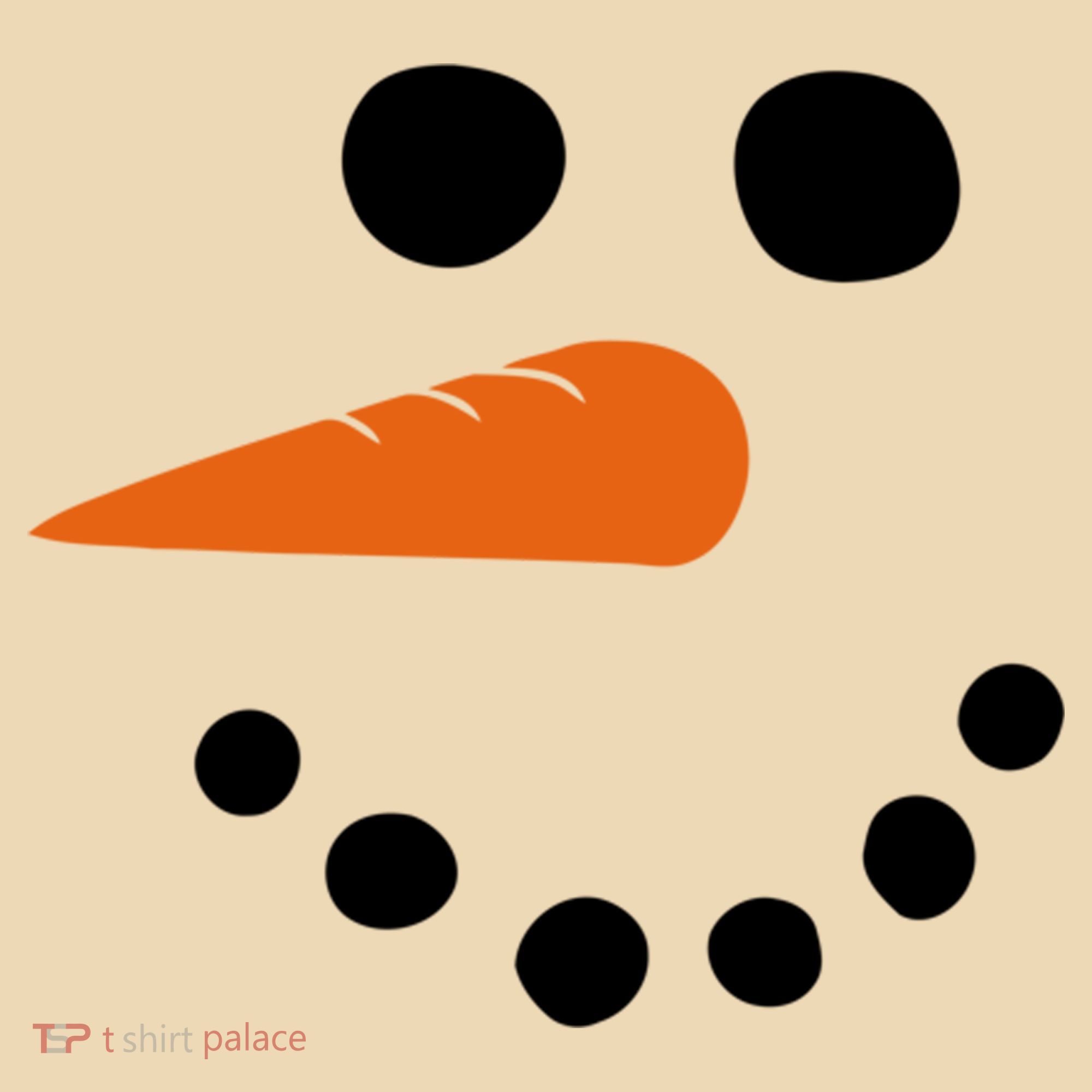 Winter Snowman Snow Face Tote Bag