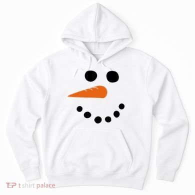 Winter Snowman Snow Face Hoodie