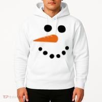 Winter Snowman Snow Face Hoodie thumb 2