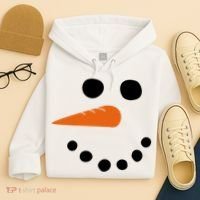 Winter Snowman Snow Face Hoodie thumb 4