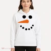 Winter Snowman Snow Face Hoodie thumb 5