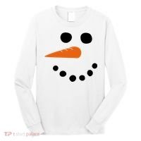 Winter Snowman Snow Face Long Sleeve Shirt thumb 0