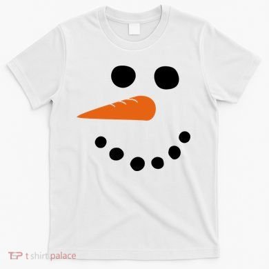 Winter Snowman Snow Face T-Shirt