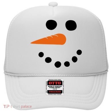 Winter Snowman Snow Face Hat
