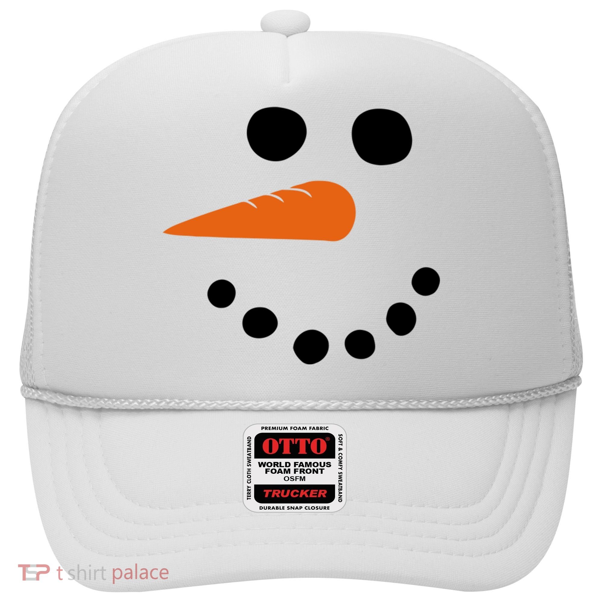 Winter Snowman Snow Face Hat