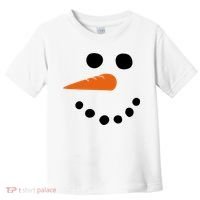 Winter Snowman Snow Face Toddler T-Shirt thumb 0