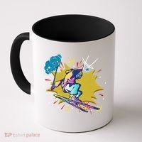 Winter Sports Ski Instructor Skier Skiing Lover Ski Gift Coffee Mug thumb 0