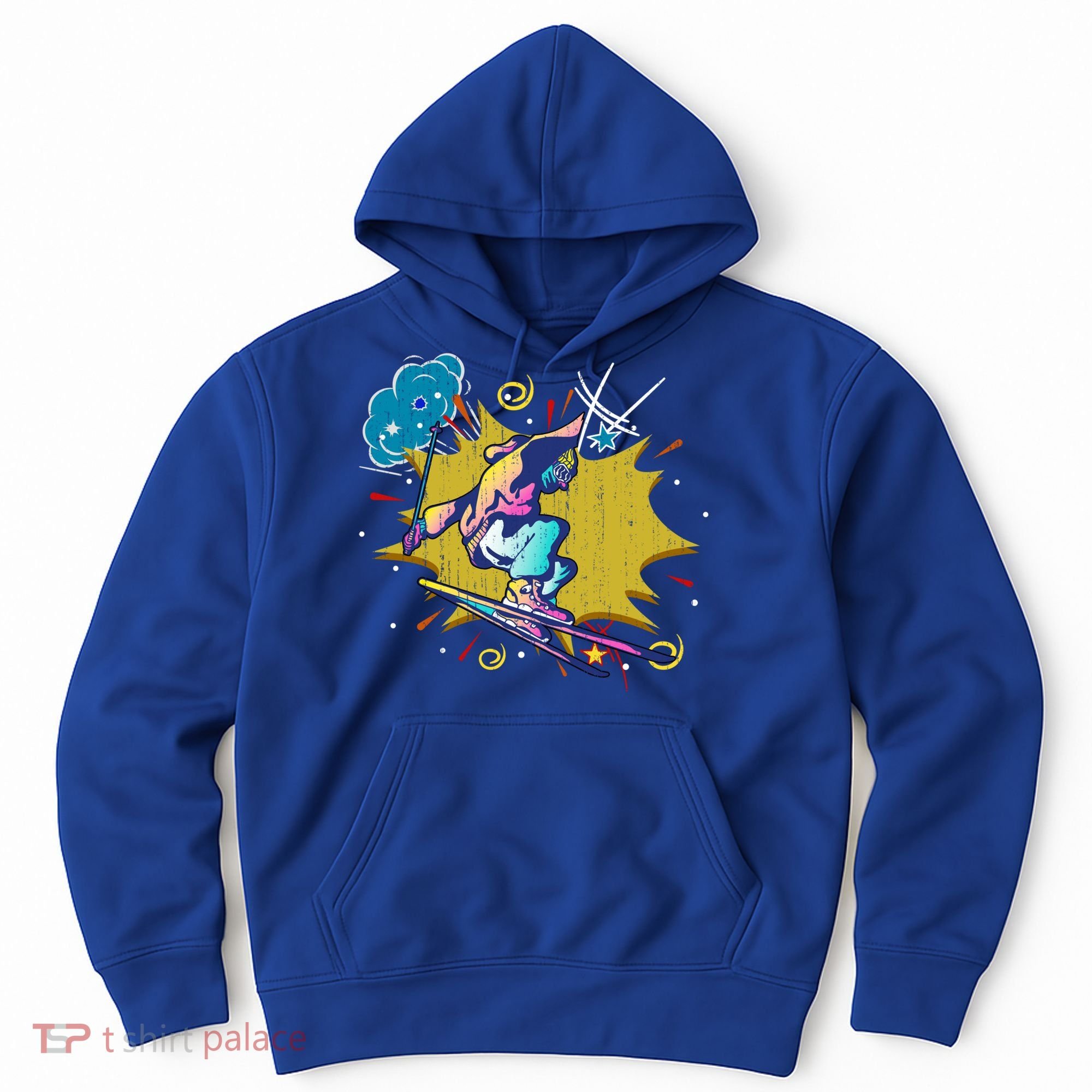 Winter Sports Ski Instructor Skier Skiing Lover Ski Gift Hoodie