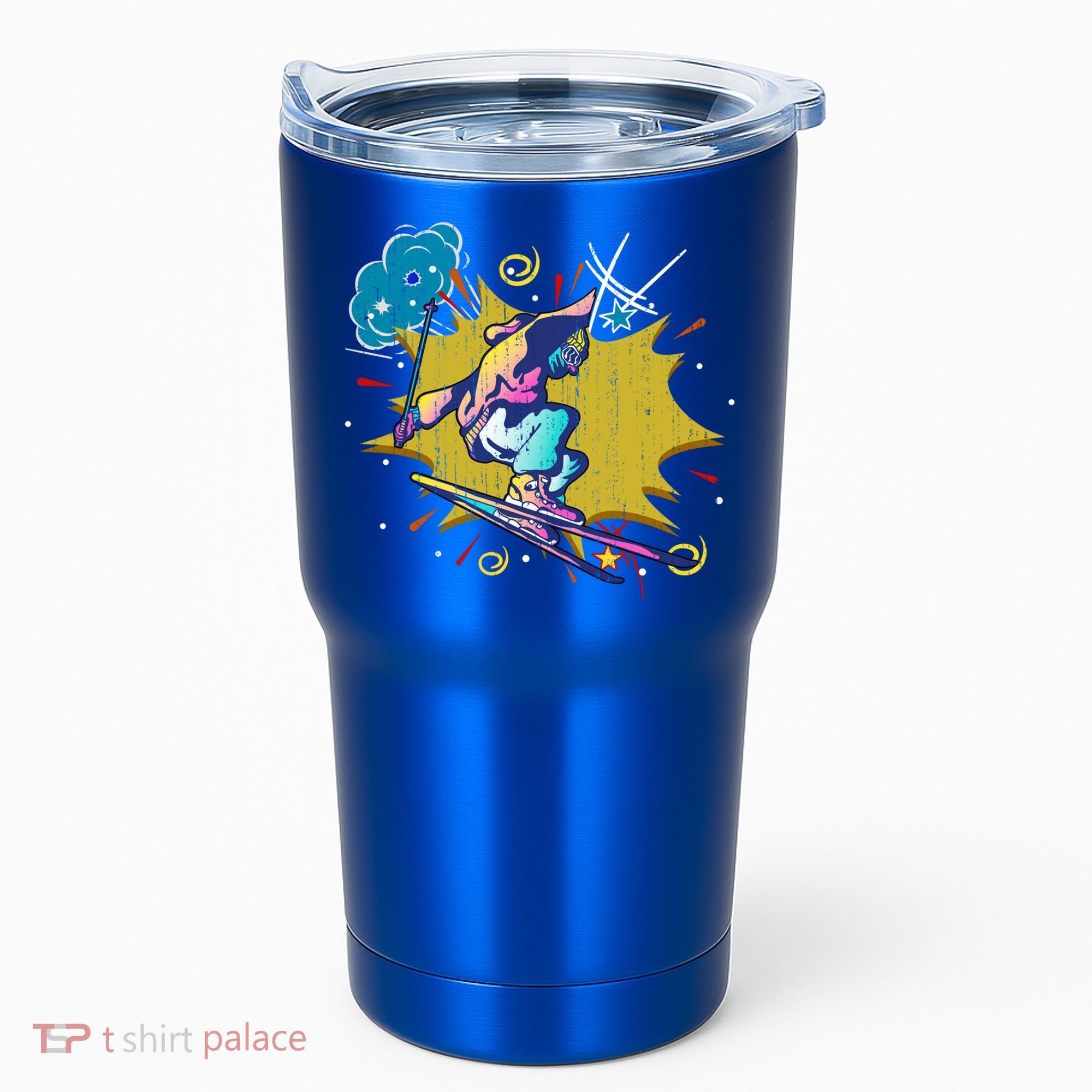 Winter Sports Ski Instructor Skier Skiing Lover Ski Gift Tumbler
