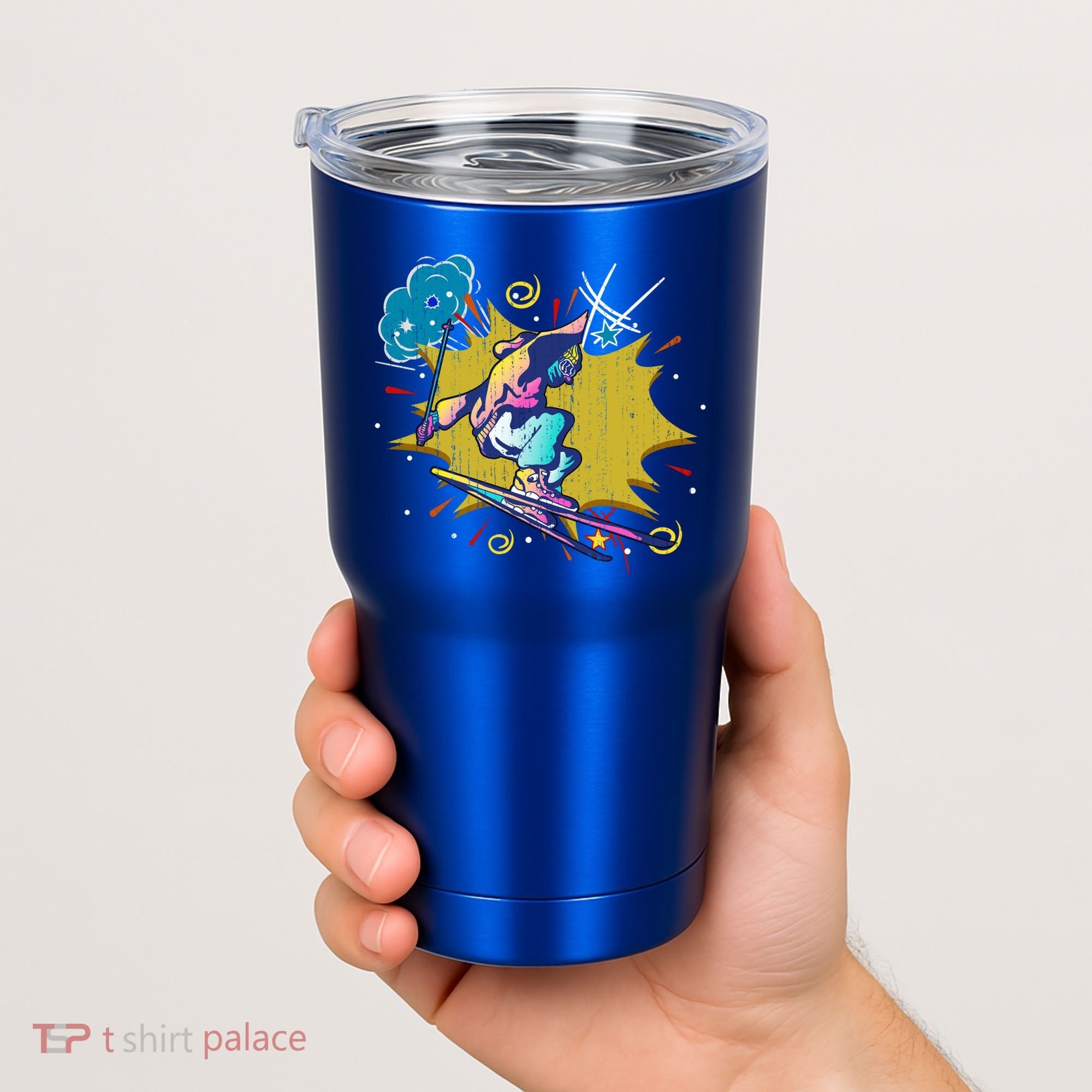 Winter Sports Ski Instructor Skier Skiing Lover Ski Gift Tumbler