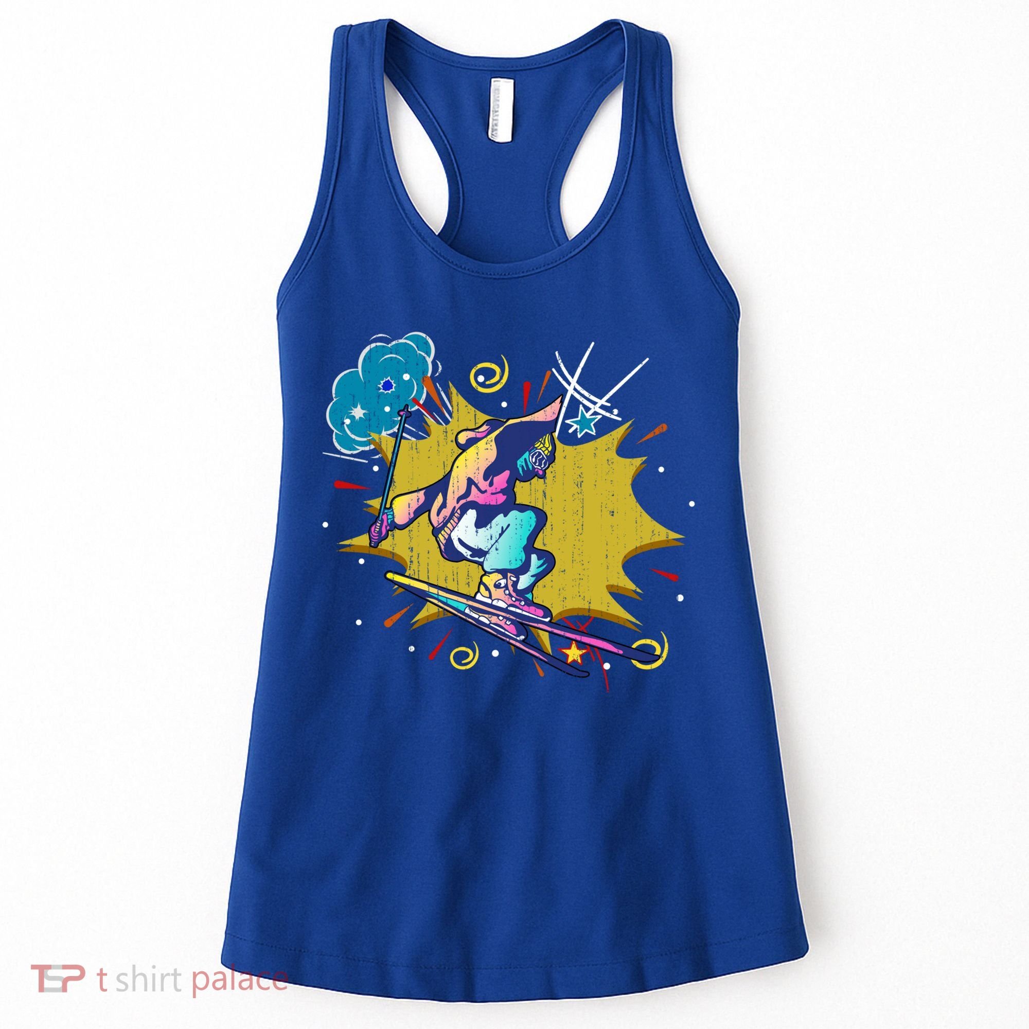 Winter Sports Ski Instructor Skier Skiing Lover Ski Gift Women's Tank Top