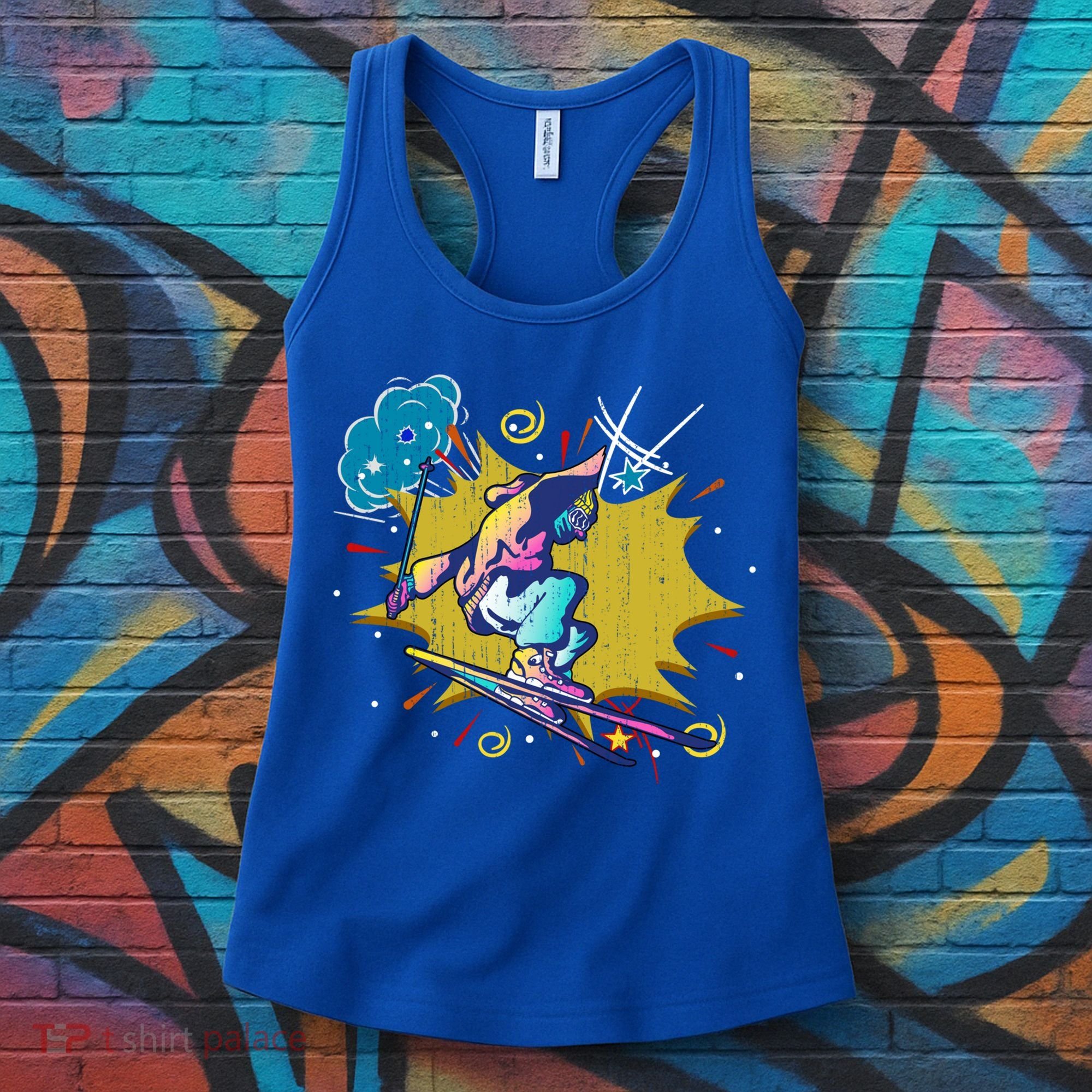 Winter Sports Ski Instructor Skier Skiing Lover Ski Gift Women's Tank Top