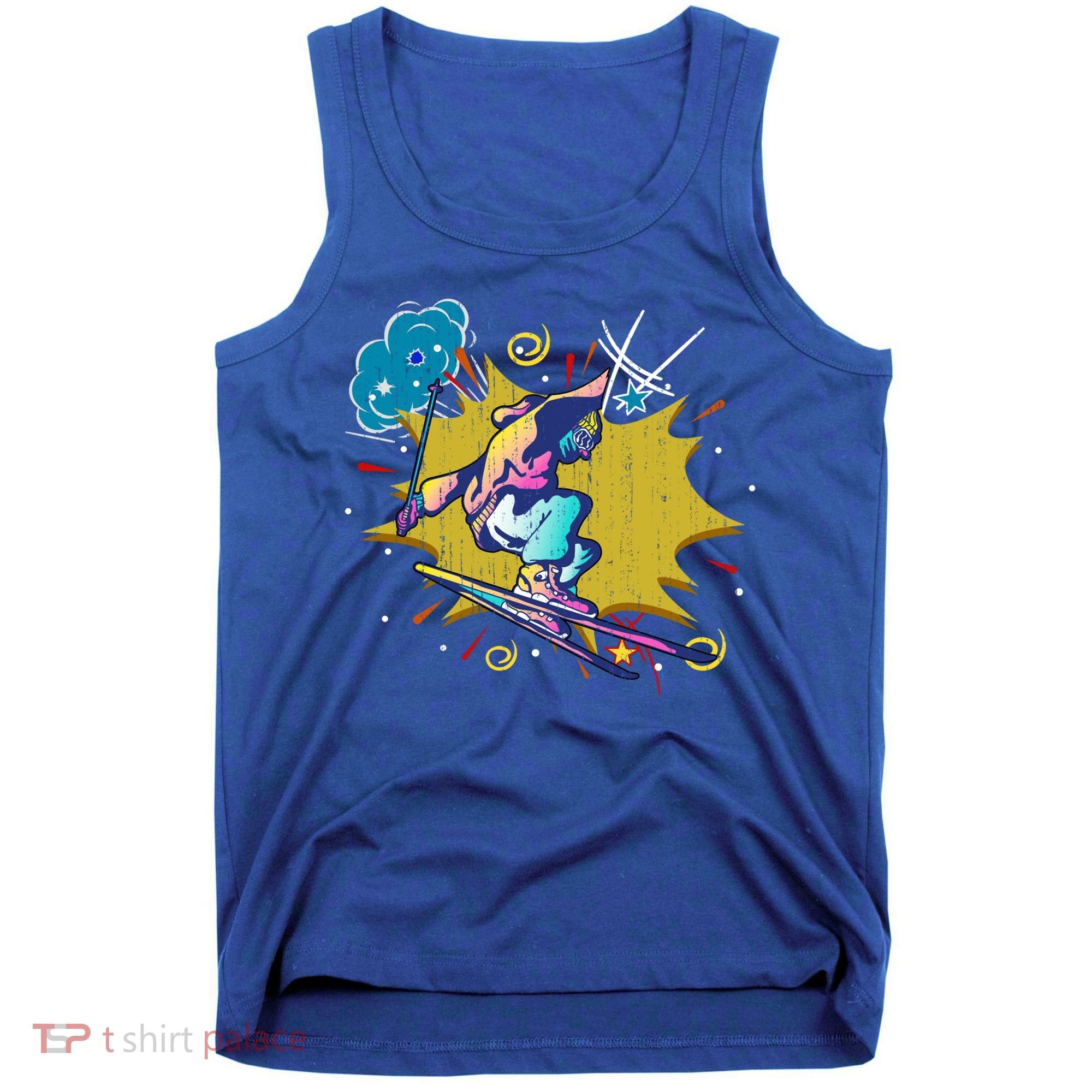 Winter Sports Ski Instructor Skier Skiing Lover Ski Gift Tank Top