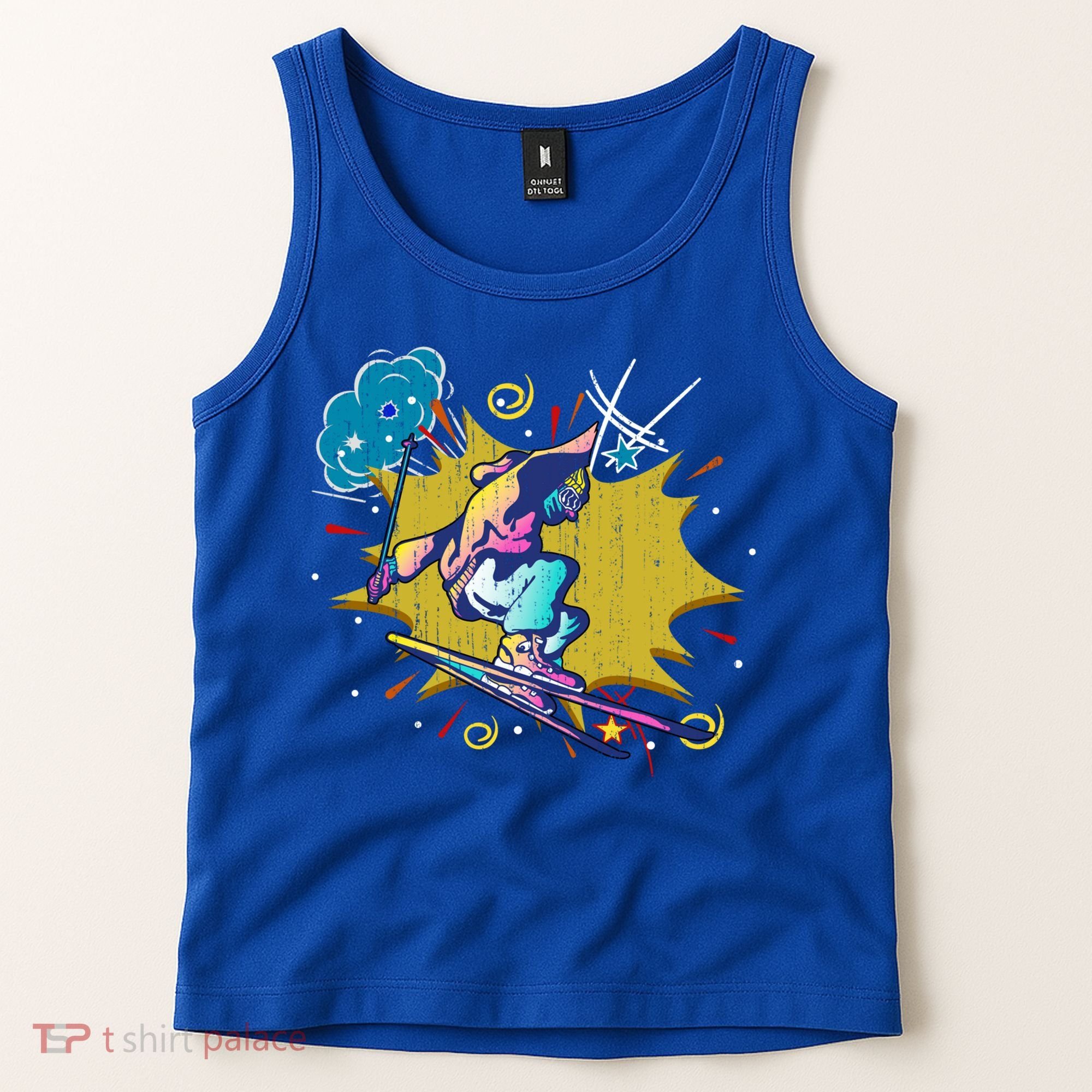 Winter Sports Ski Instructor Skier Skiing Lover Ski Gift Tank Top