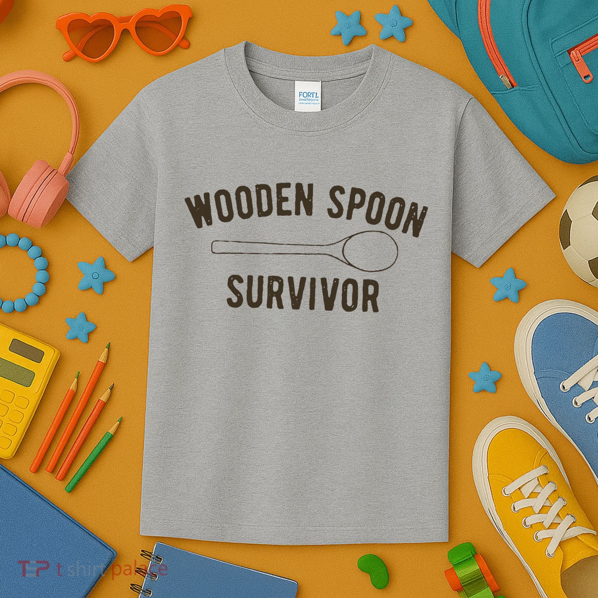 Wooden Spoon Survivor Kids T-Shirt