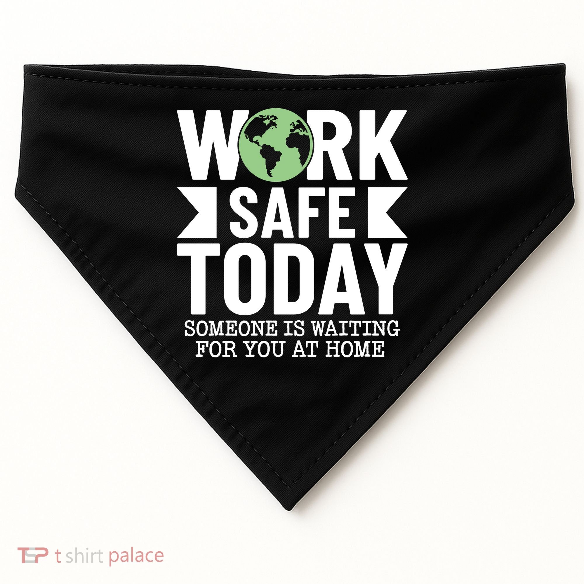 Work Safe Today World Day For Safety And Health USA-Made Doggie Bandana