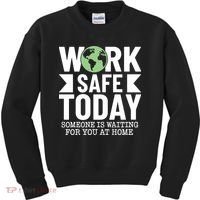 Work Safe Today World Day For Safety And Health Kids Sweatshirt thumb 0
