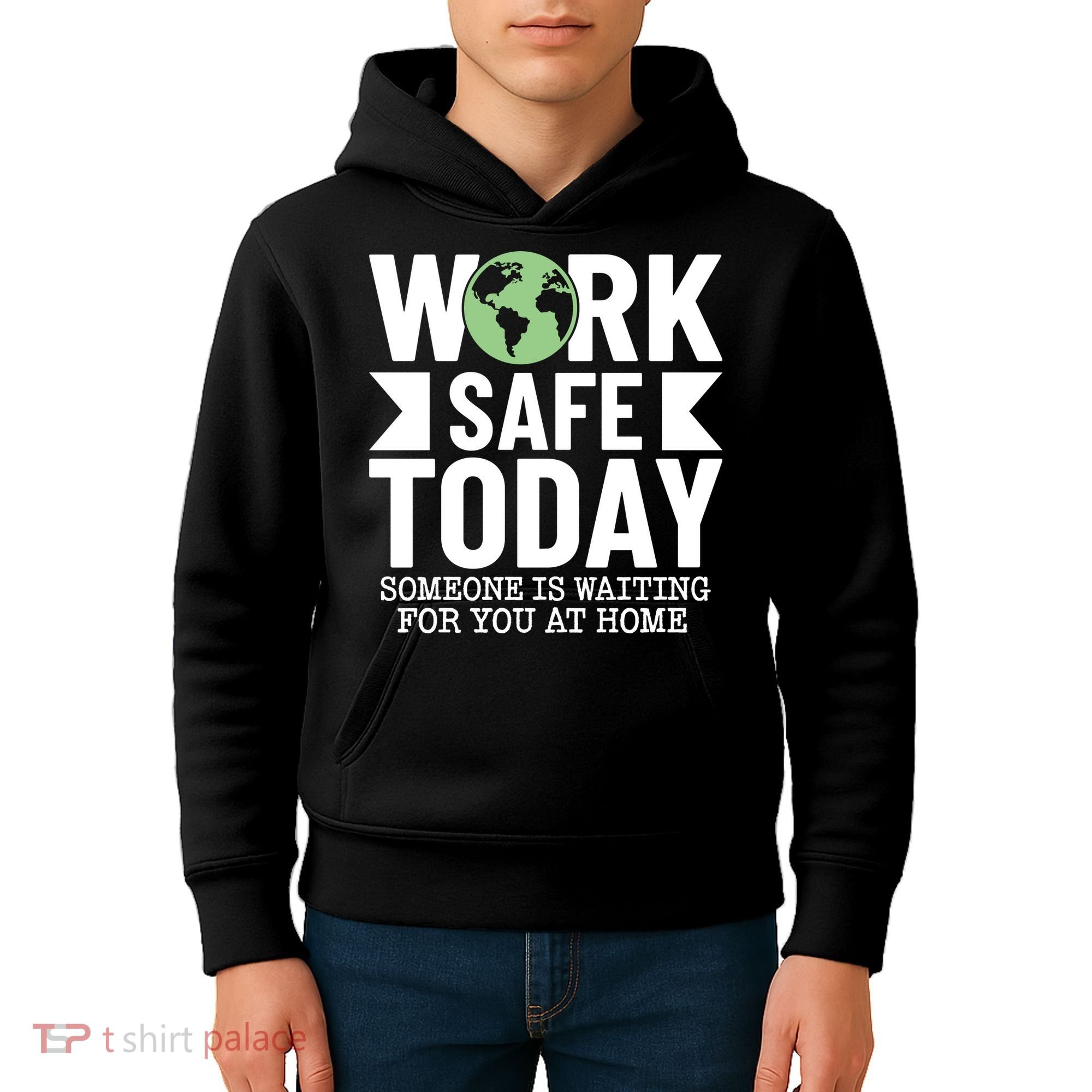 Work Safe Today World Day For Safety And Health Kids Hoodie
