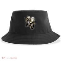 Wolf Shirt Three Wolves Moon Wolf Moon Sustainable Bucket Hat thumb 0