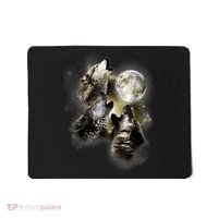 Wolf Shirt Three Wolves Moon Wolf Moon Mousepad thumb 0