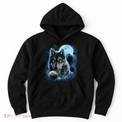 Wolf Shirt Three Wolves Moon Wolf Moon Hoodie