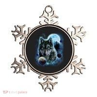 Wolf Shirt Three Wolves Moon Wolf Moon Ornament thumb 0