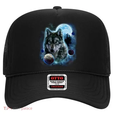 Wolf Shirt Three Wolves Moon Wolf Moon Hat